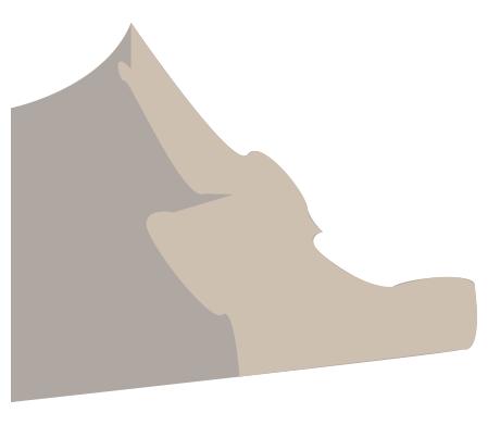 Illustratie van een berg