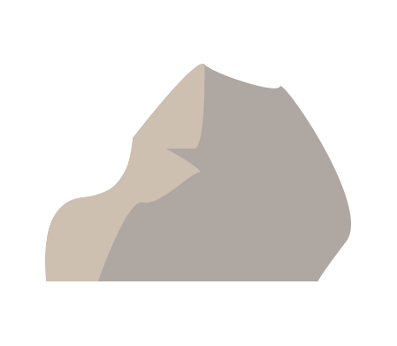 Illustratie van een berg