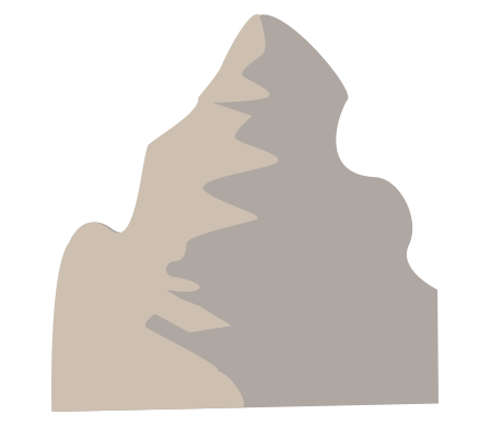 Illustratie van een berg